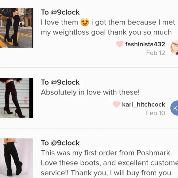 🚨RESTOCKED 🚨 Bella Black tigh high boots - Picture 8 of 8